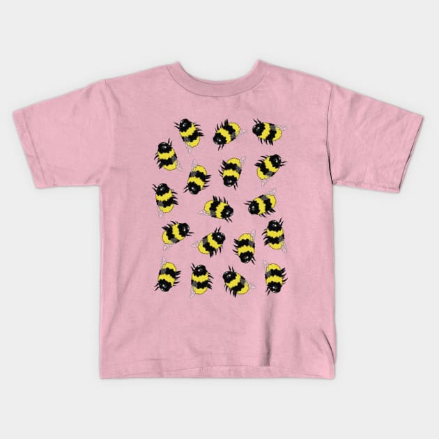 Bees! Kids T-Shirt by Kashidoodles